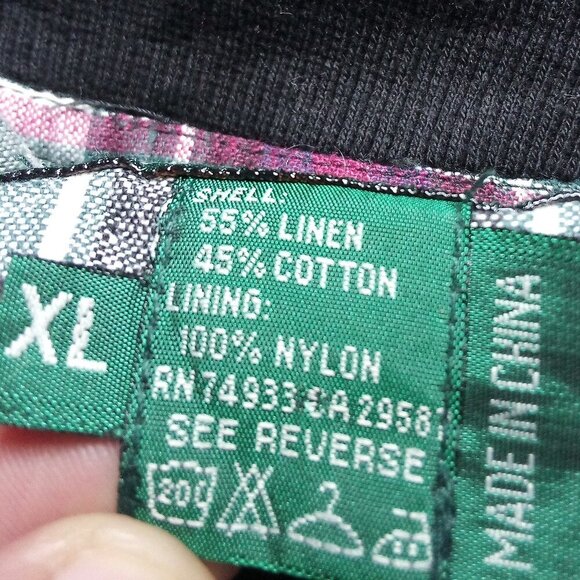 Vintage AM Player Plaid Golf Pullover Windbreaker Jacket - Picture 3 of 5